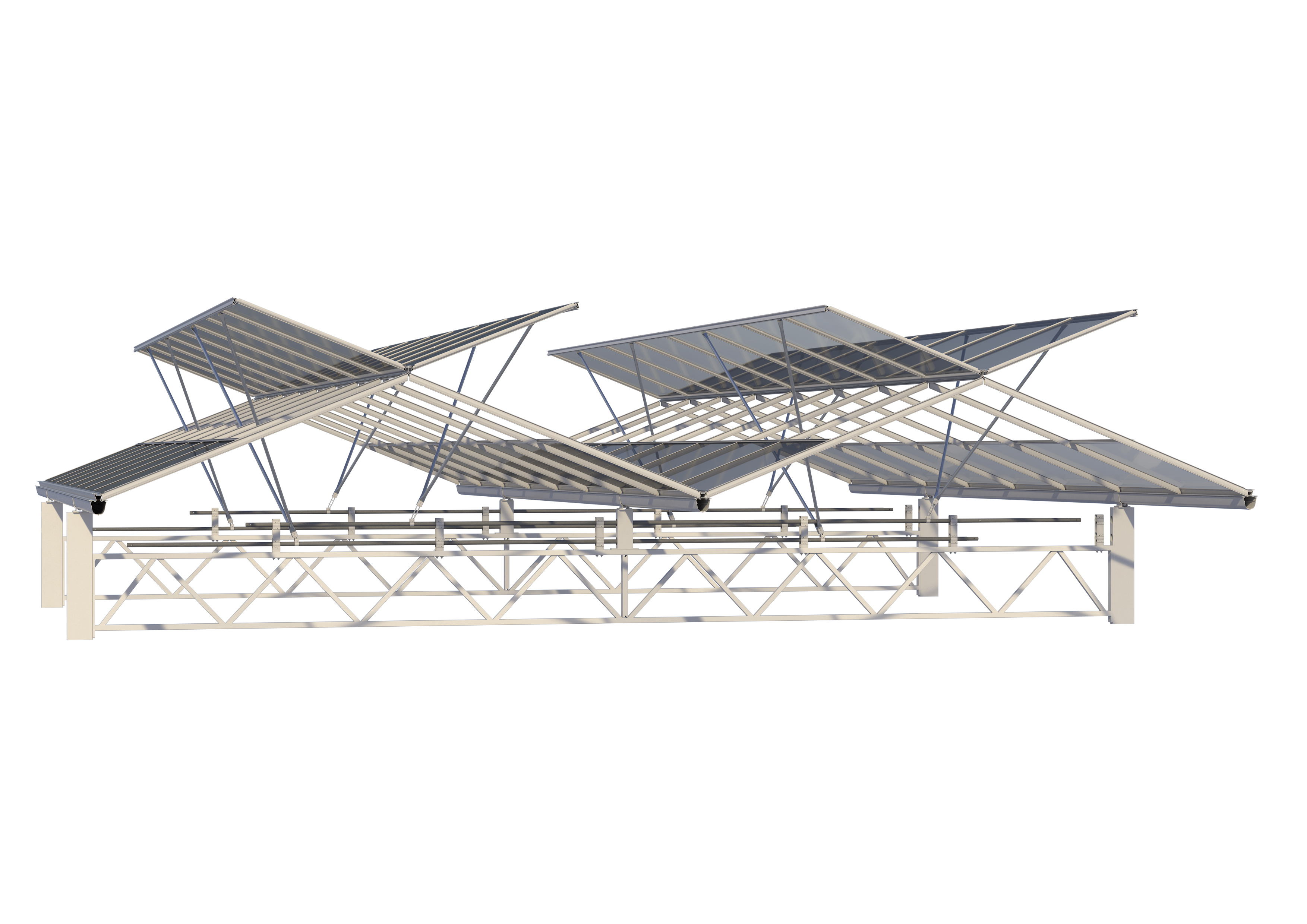 Sistema de ventilación de gran capacidad para su invernadero Venlo